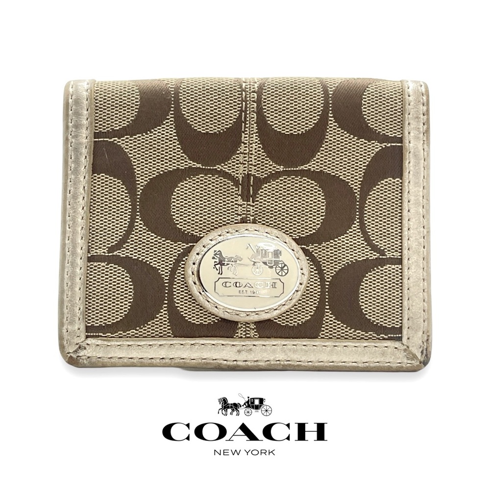 Coach Signature Bifold  Wallet ✨